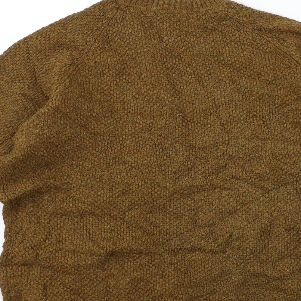 NEXT Mens Brown  Knit Pullover Jumper Size XL