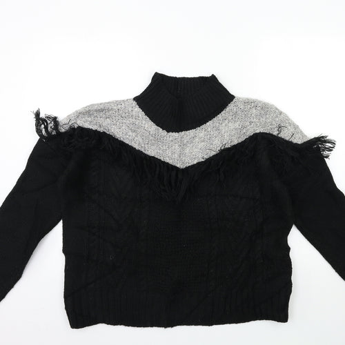 Marks and Spencer Womens Black  Knit Pullover Jumper Size L