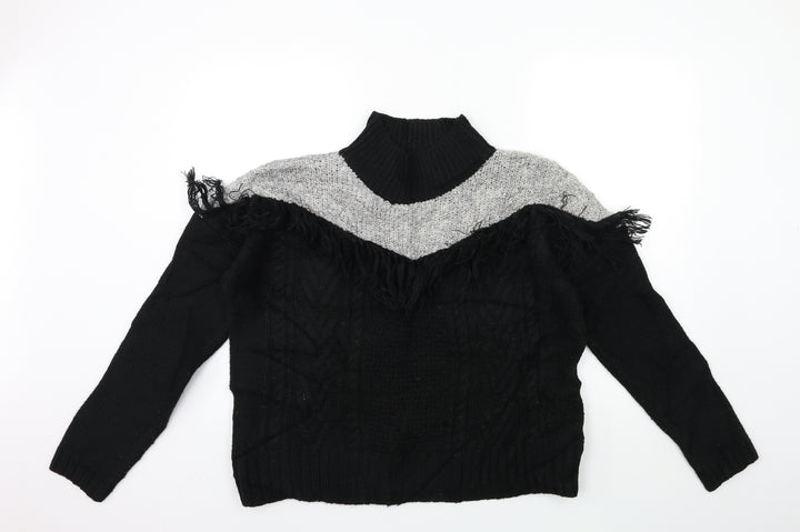 Marks and Spencer Womens Black  Knit Pullover Jumper Size L