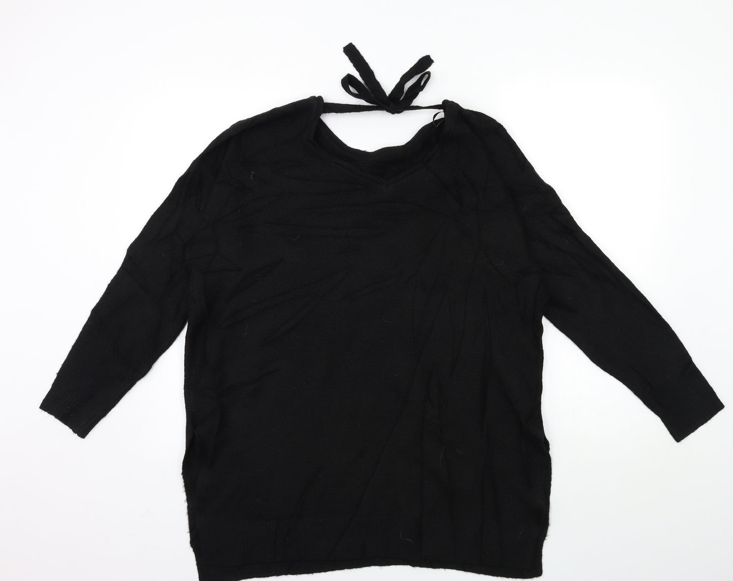 Marks and Spencer Womens Black  Knit Pullover Jumper Size M
