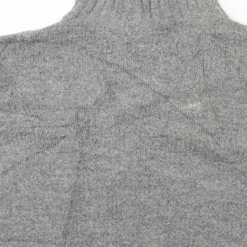 H&M Womens Grey  Knit Pullover Jumper Size S