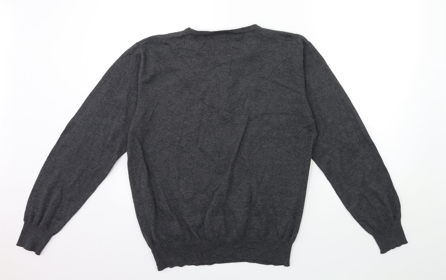 Cedar Wood State Mens Grey  Knit Pullover Jumper Size S