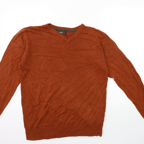 Peacocks Womens Brown  Knit Pullover Jumper Size L