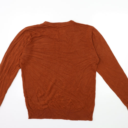 Peacocks Womens Brown  Knit Pullover Jumper Size L