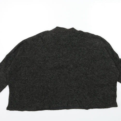 H&M Womens Black  Knit Pullover Jumper Size S