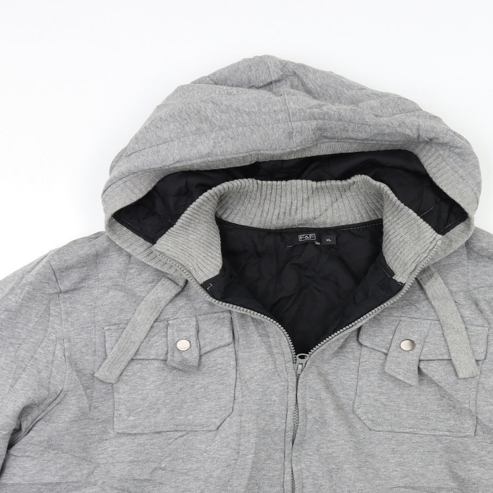 F&F Mens Grey   Jacket  Size XL