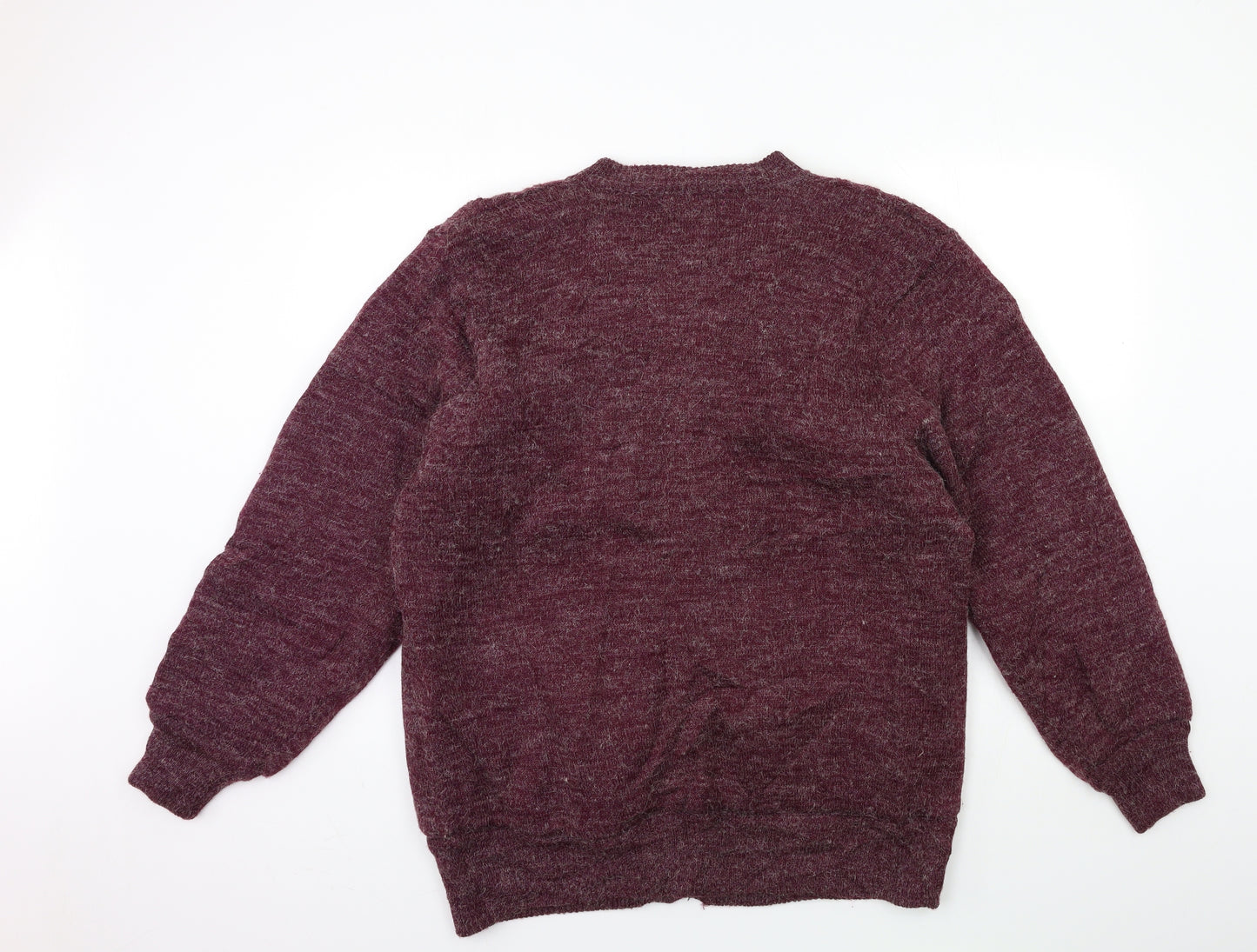 Precis Mens Purple  Knit Cardigan Jumper Size S
