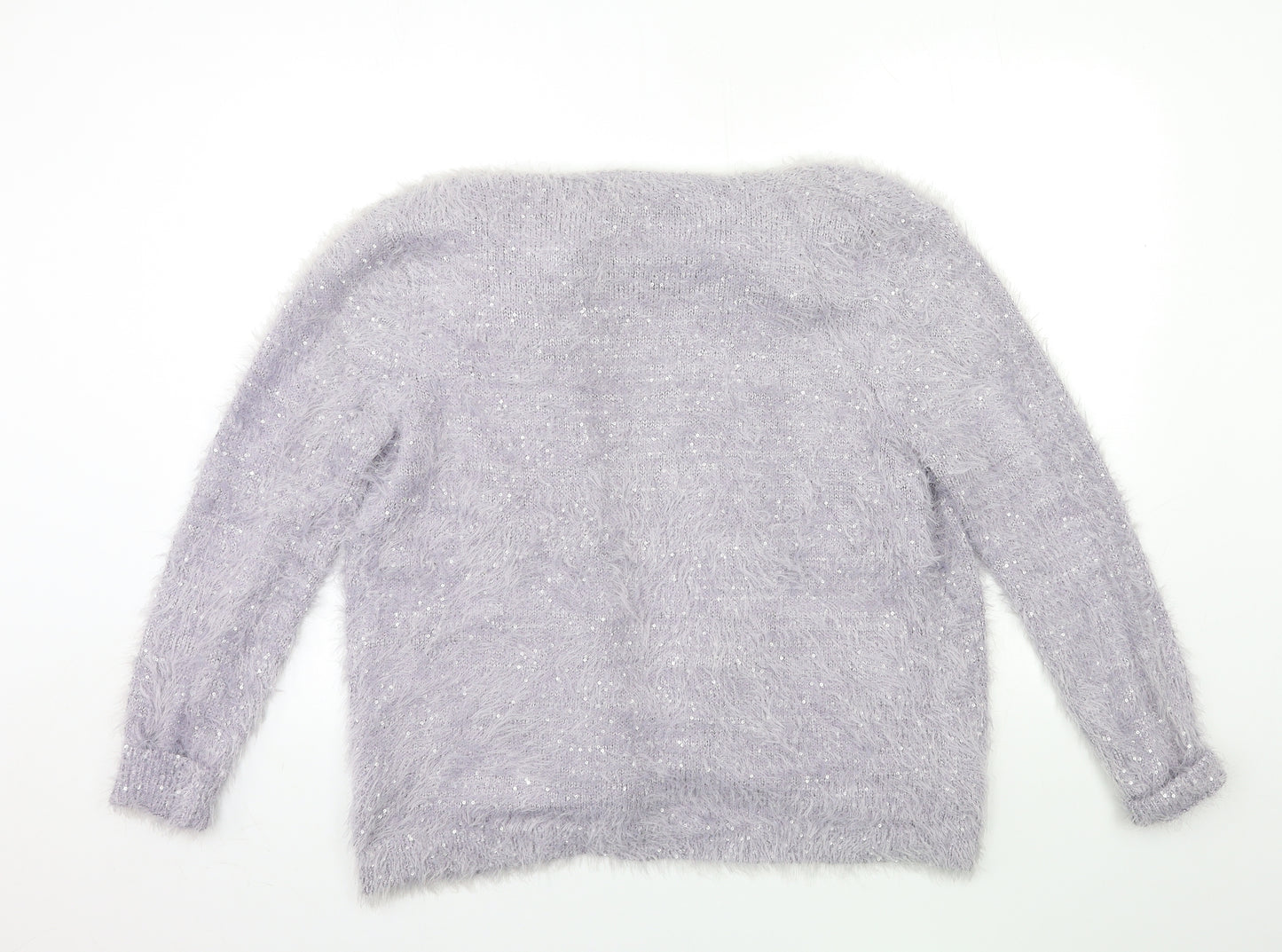 Roman Womens Blue  Knit Cardigan Jumper Size 16