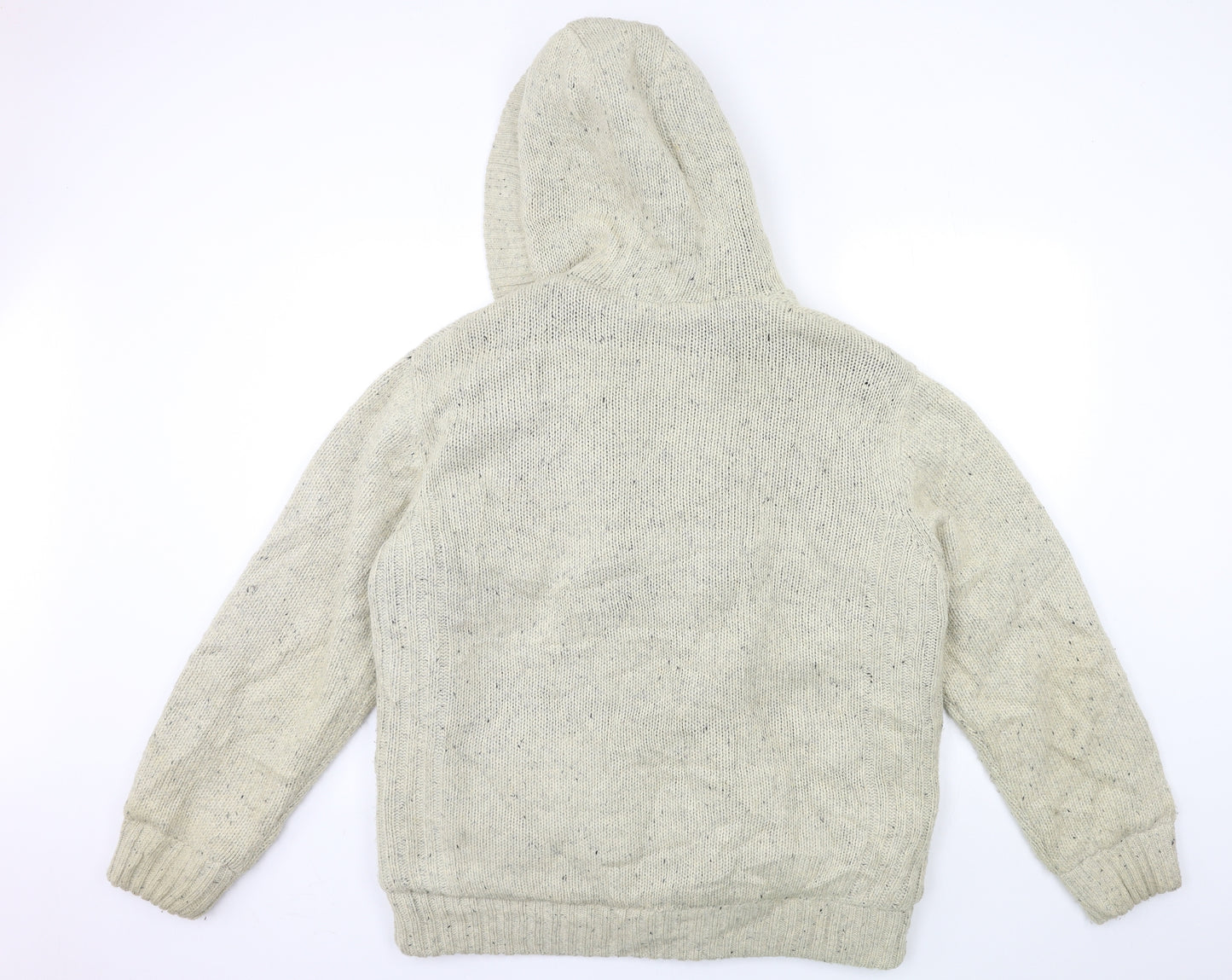 Matalan Mens Beige  Knit Jacket Coatigan Size XL