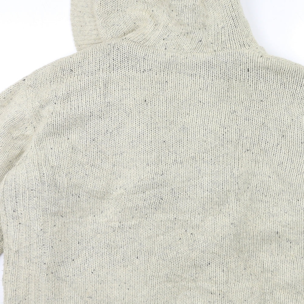 Matalan Mens Beige  Knit Jacket Coatigan Size XL