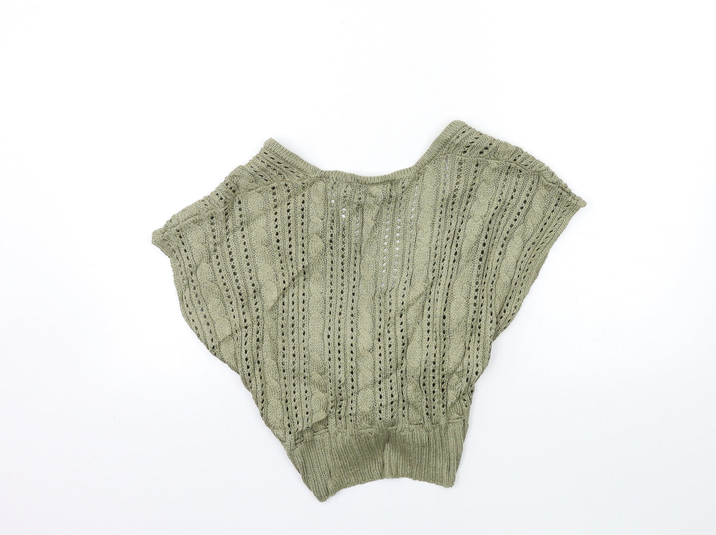 Cherokee Girls Green  Knit Cardigan Jumper Size 7-8 Years