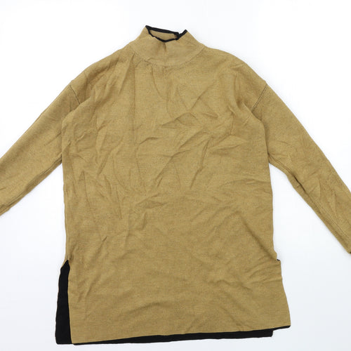 Topshop Womens Beige  Knit Cardigan Jumper Size 8