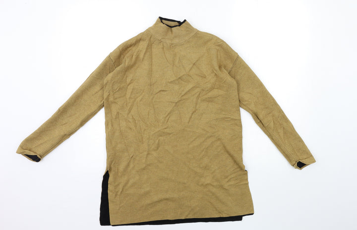 Topshop Womens Beige Knit Cardigan Jumper Size 8