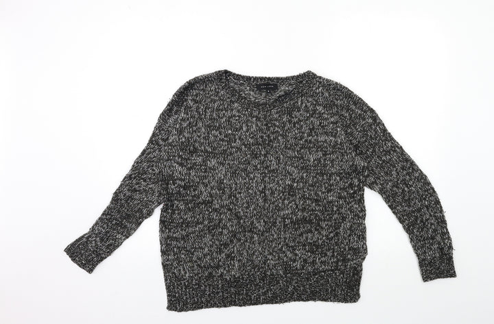 New Look Womens Black  Knit Pullover Jumper Size S