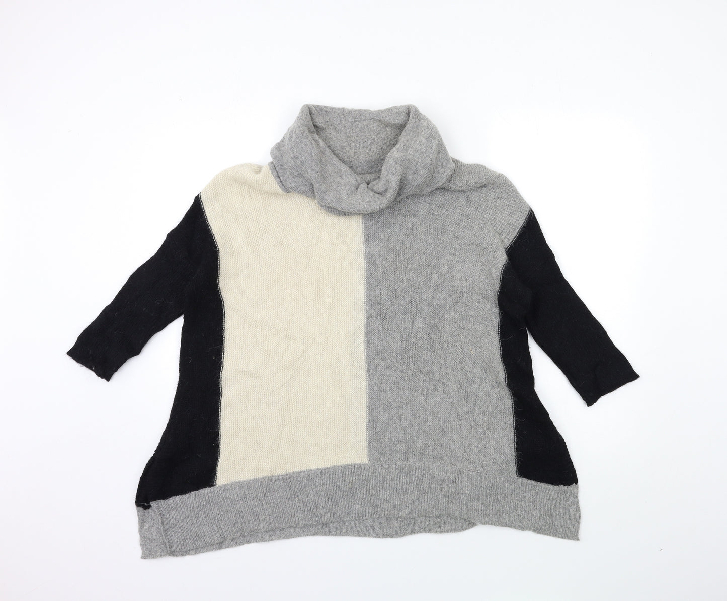 Paraphrase Womens Grey  Knit Cardigan Jumper Size M