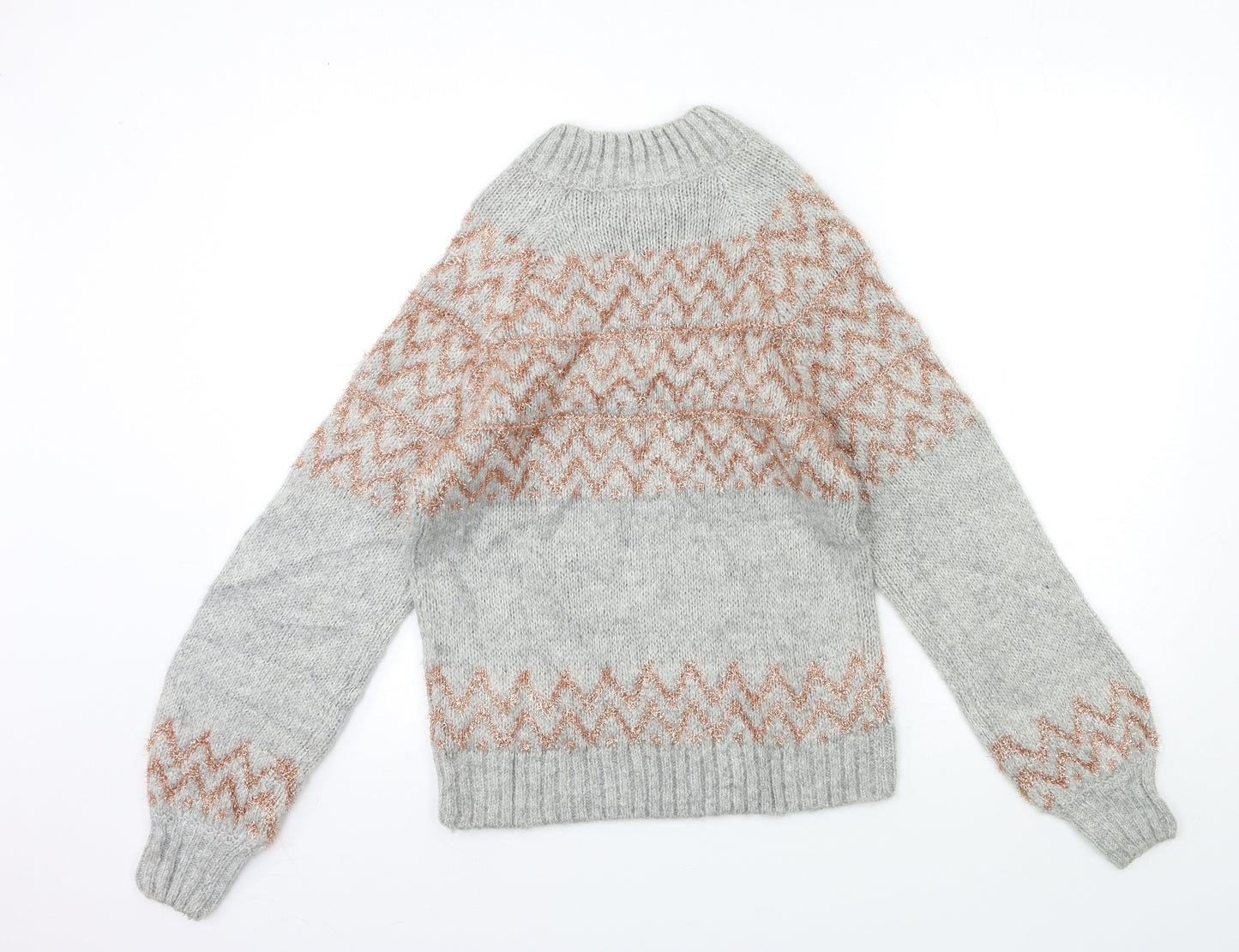 NEXT Womens Grey  Knit Pullover Jumper Size 8