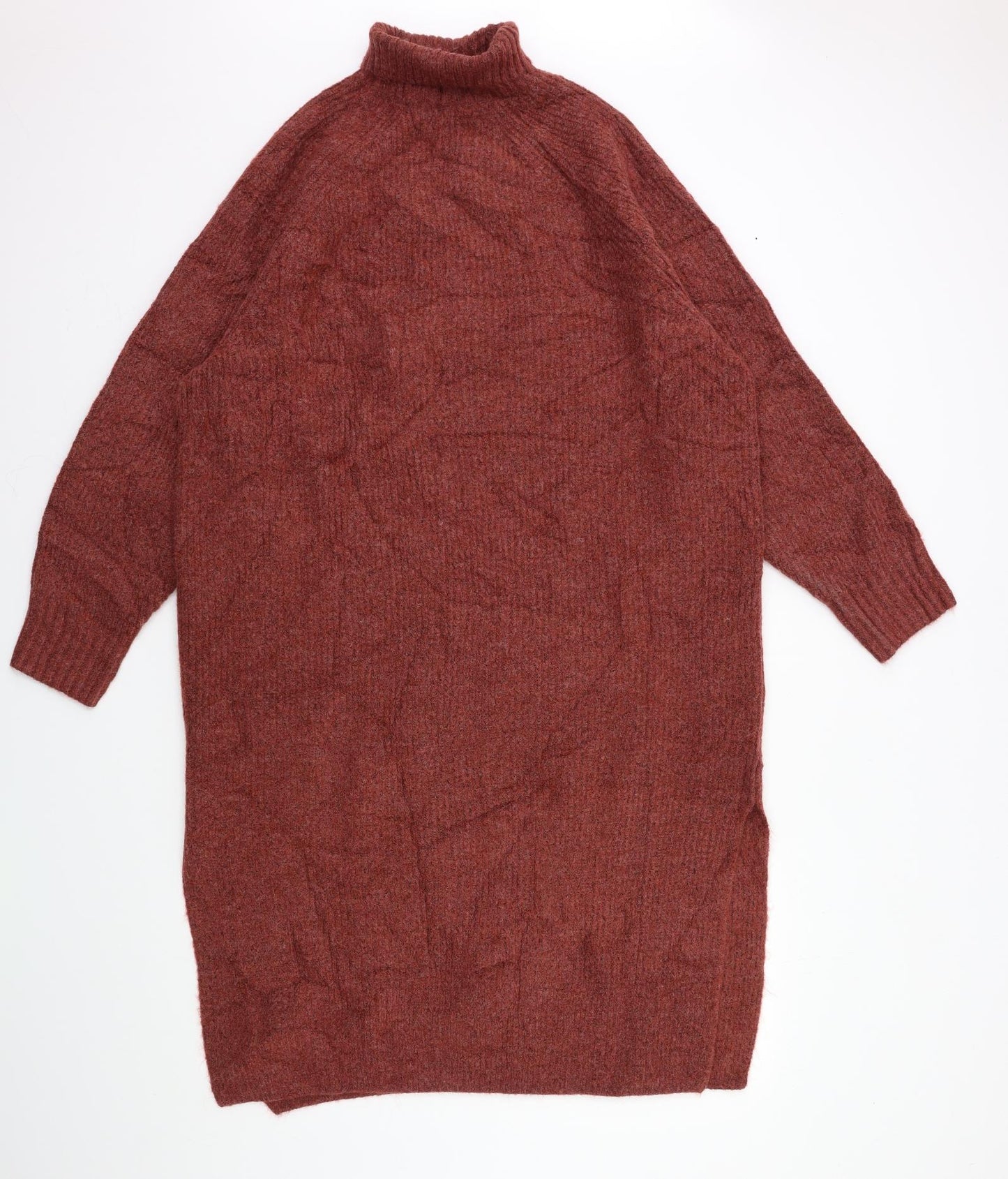 Monki Womens Red  Knit Pullover Jumper Size XS