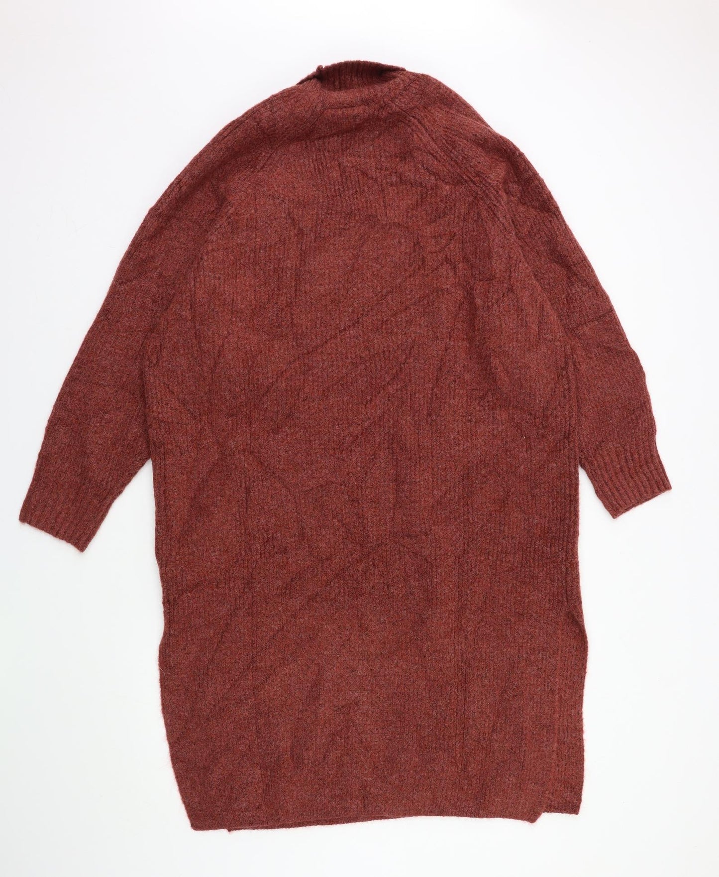 Monki Womens Red  Knit Pullover Jumper Size XS