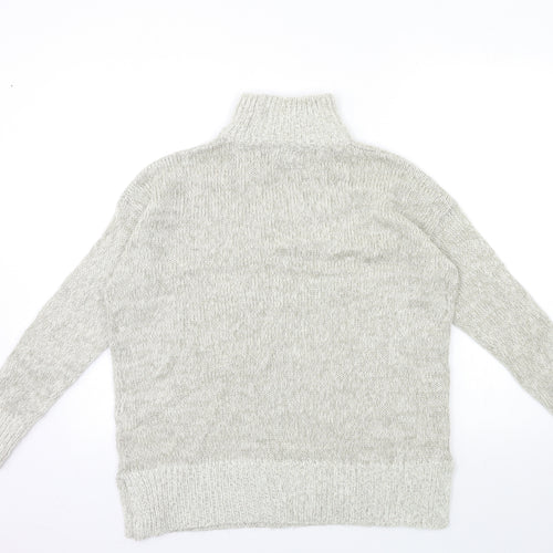 New Look Womens Grey  Knit Pullover Jumper Size S
