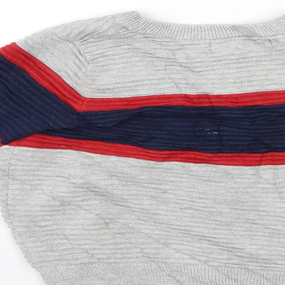 Matalan Boys Grey  Knit Pullover Jumper Size 5 Years