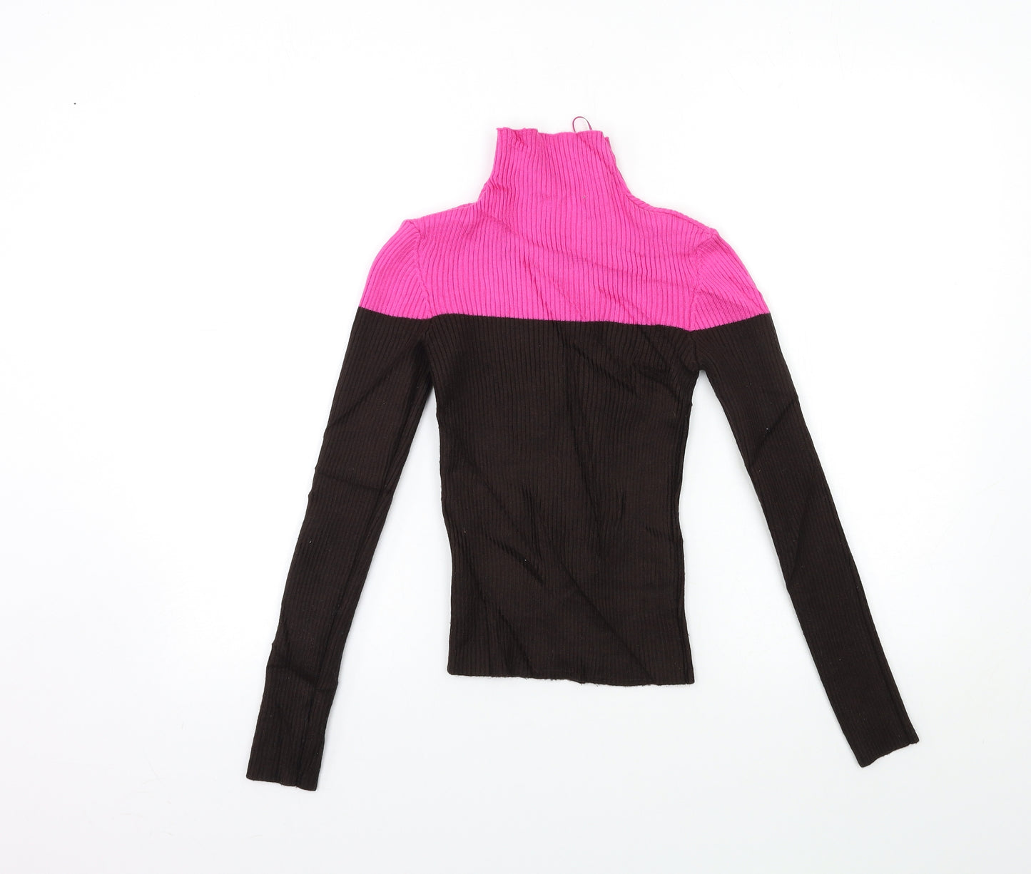 Zara Womens Black  Knit Pullover Jumper Size M