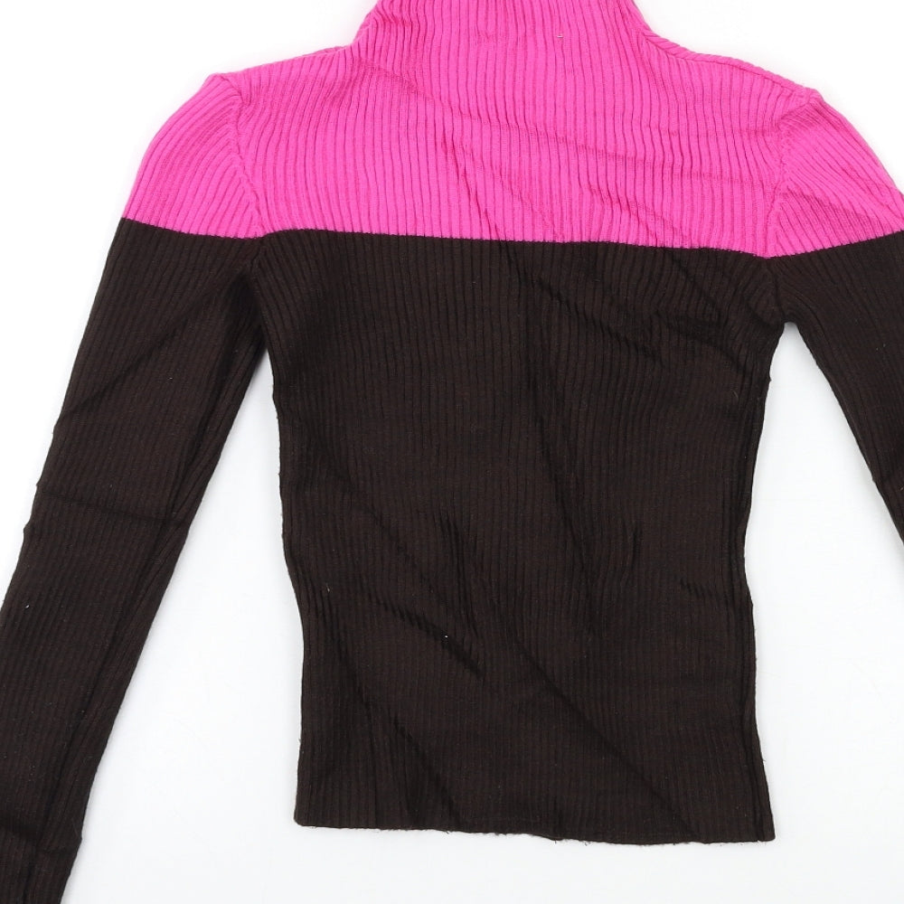 Zara Womens Black  Knit Pullover Jumper Size M