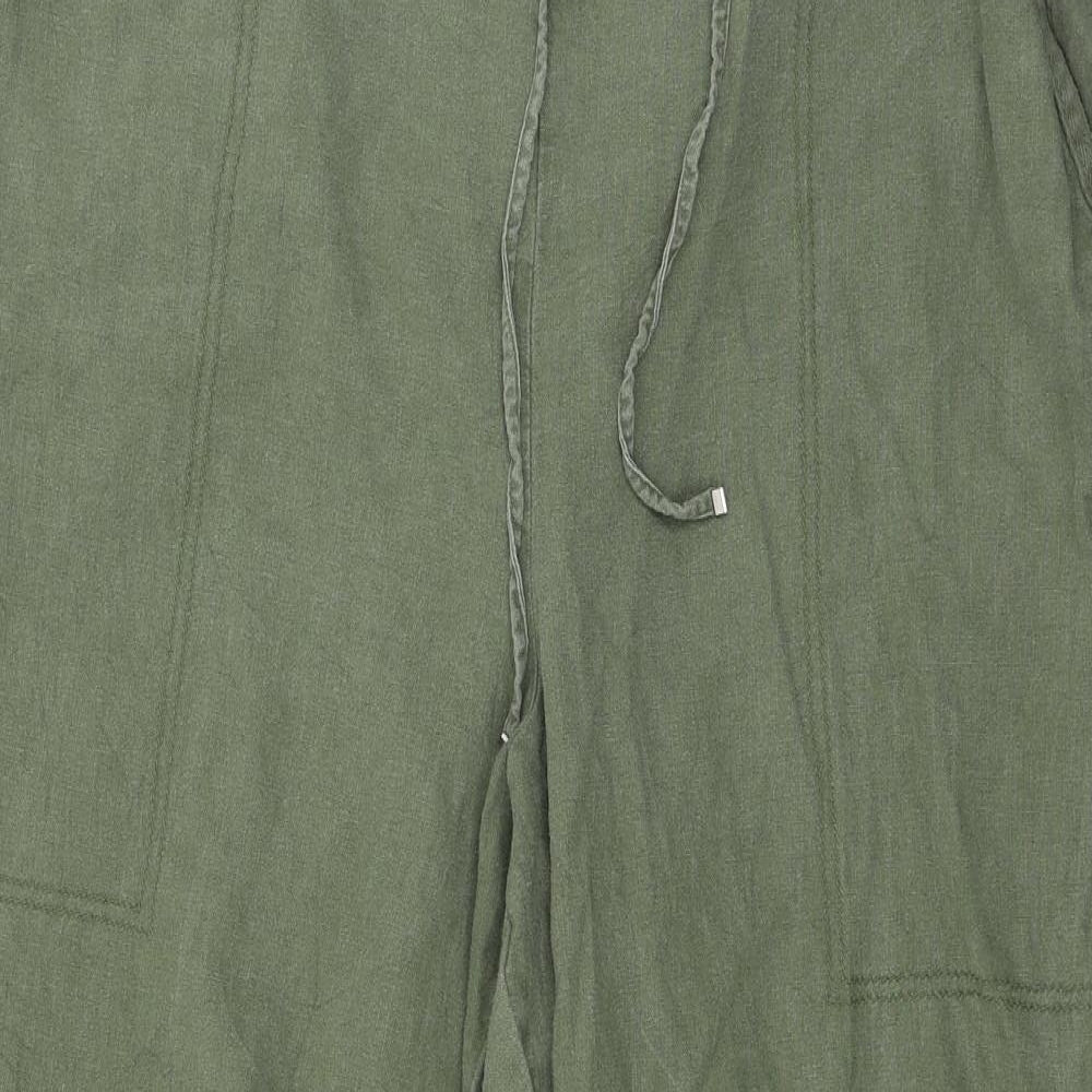 Evans Womens Green   Trousers  Size 24 L24 in