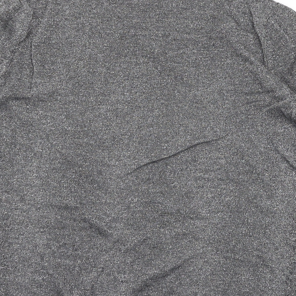 Atmosphere Womens Silver  Knit Pullover Jumper Size 12