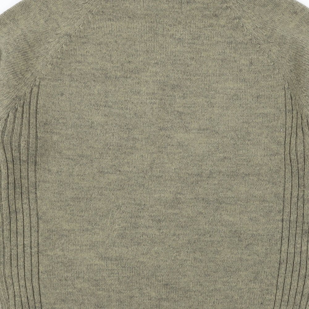 NEXT Mens Green  Knit Pullover Jumper Size M