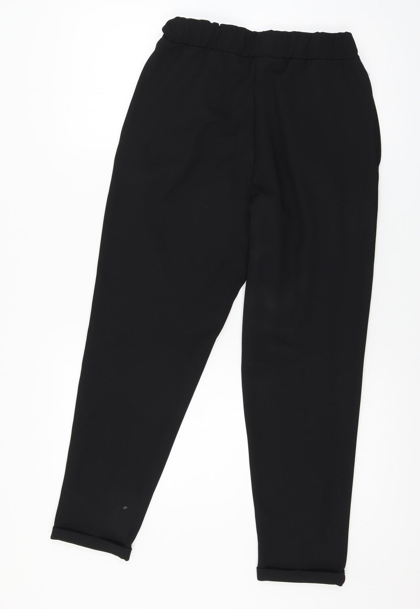 George Womens Black   Trousers  Size 8 L25 in