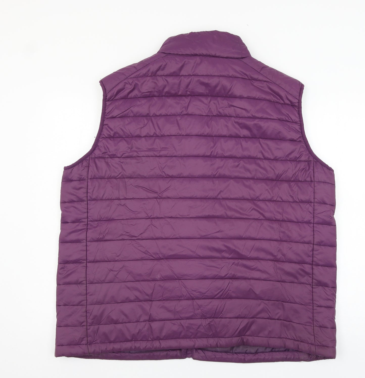 Cotton Traders Womens Purple   Gilet Jacket Size XL