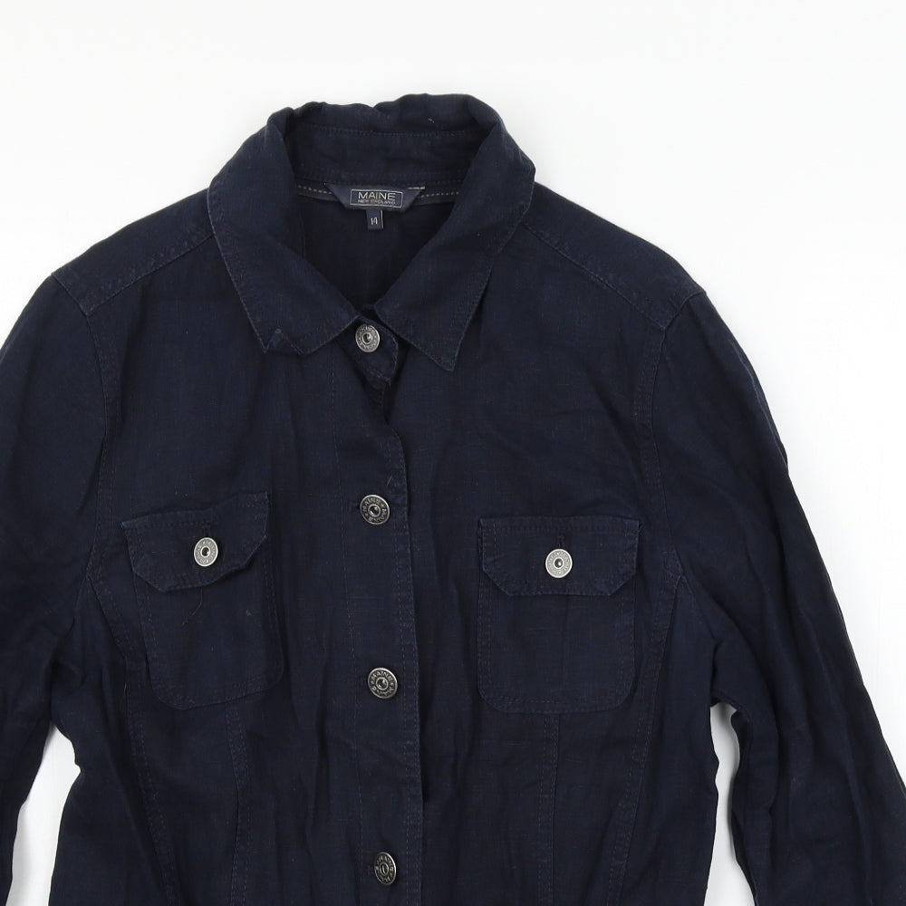 Debenhams Womens Blue   Jacket  Size 14