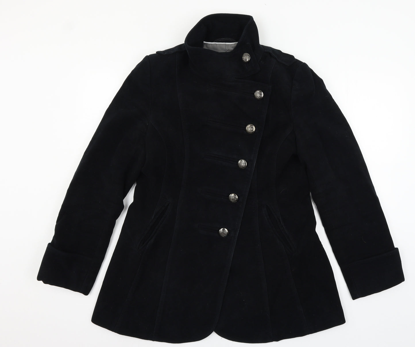 NEXT Womens Black  Velour Jacket  Size 14