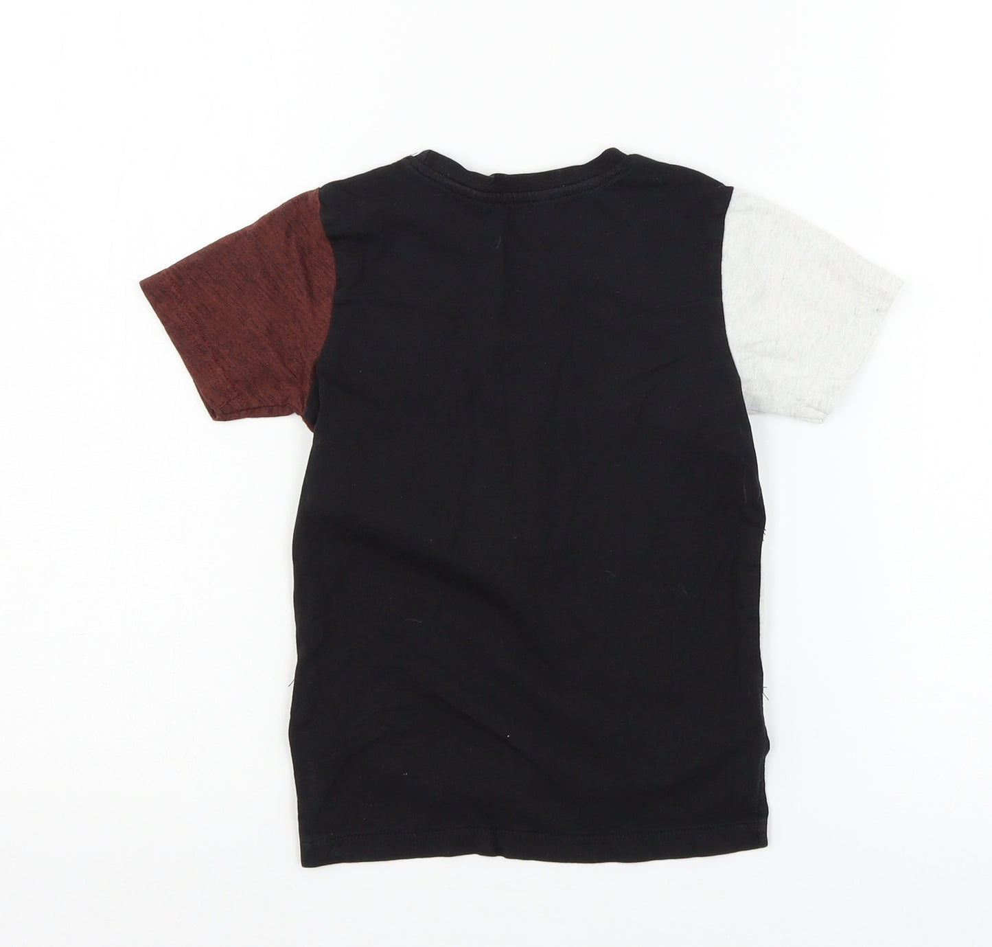 George Boys Black  Jersey Basic T-Shirt Size 2-3 Years