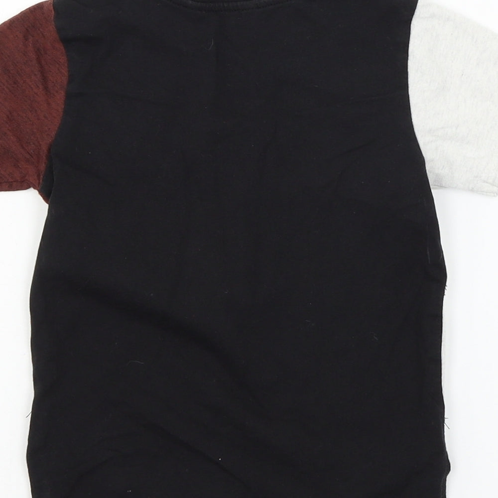 George Boys Black  Jersey Basic T-Shirt Size 2-3 Years