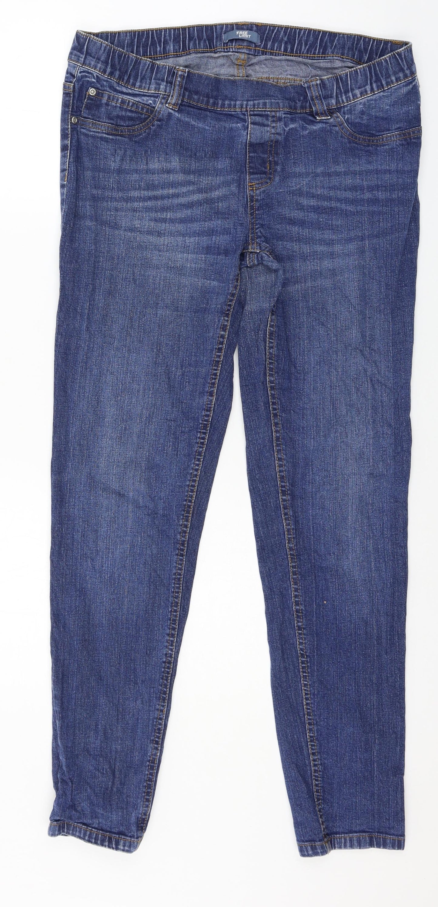 Tree Limit Womens Blue  Denim Jegging Jeans Size 14 L29 in
