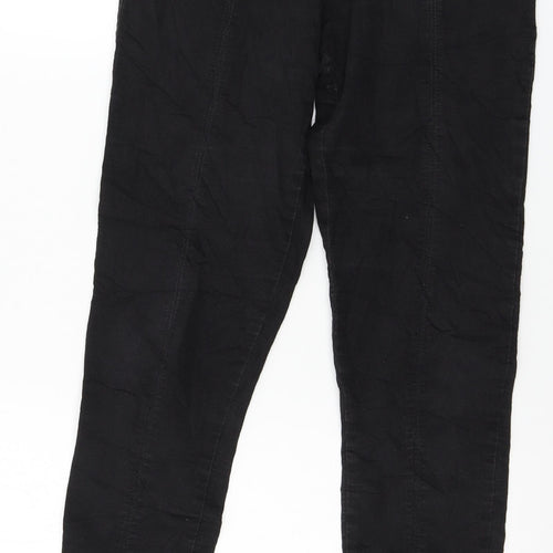 Crop Womens Black  Denim Jegging Jeans Size 10 L27 in