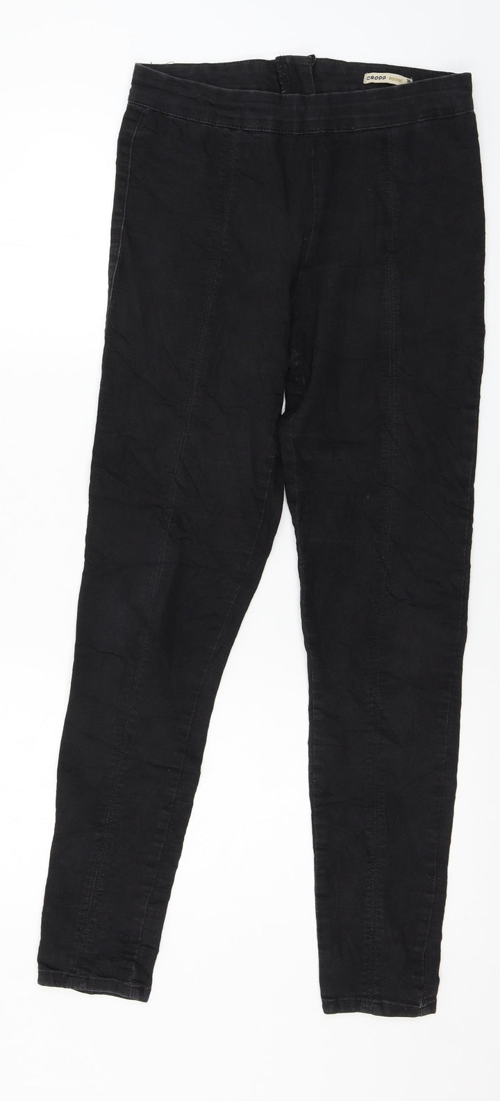 Crop Womens Black Denim Jegging Jeans Size 10 L27 in