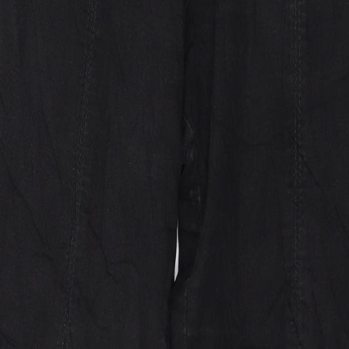 Crop Womens Black  Denim Jegging Jeans Size 10 L27 in