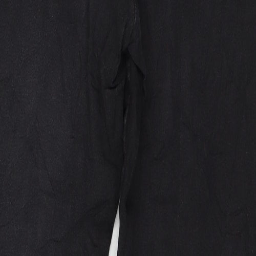 Crop Womens Black  Denim Jegging Jeans Size 10 L27 in