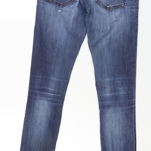 Crocker Womens Blue  Denim Skinny Jeans Size 25 in L32 in
