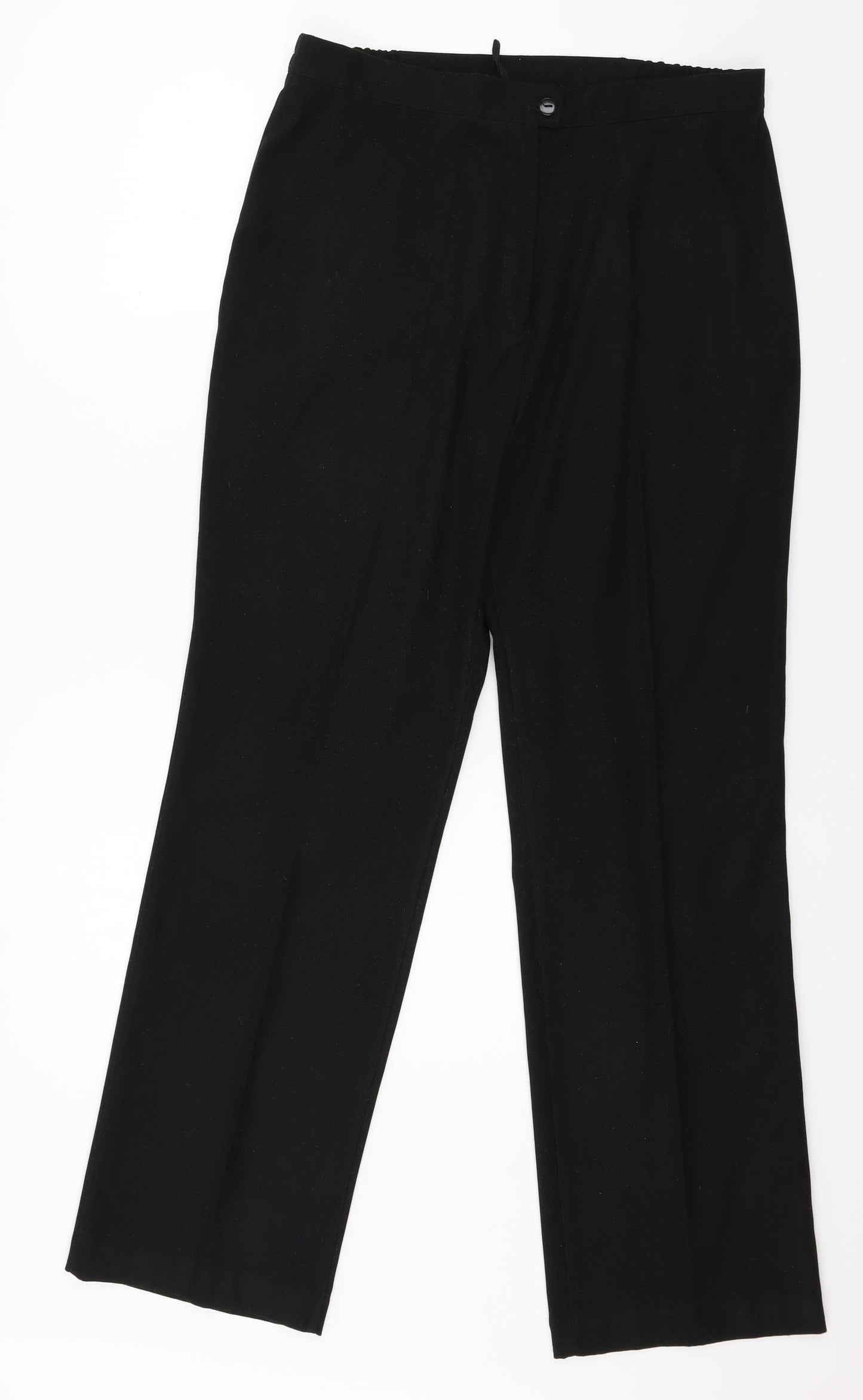 Agenda Womens Black   Trousers  Size 14 L29 in