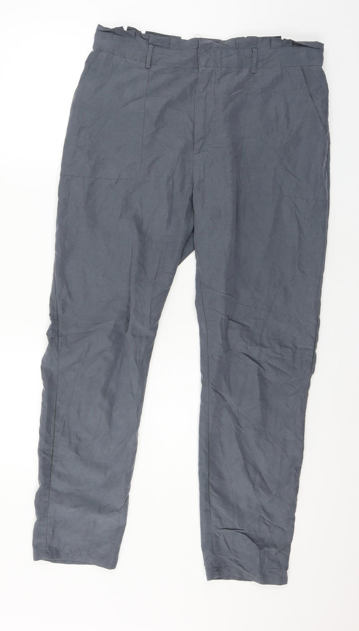 Kiabi Womens Blue Trousers Size 14 L27 in