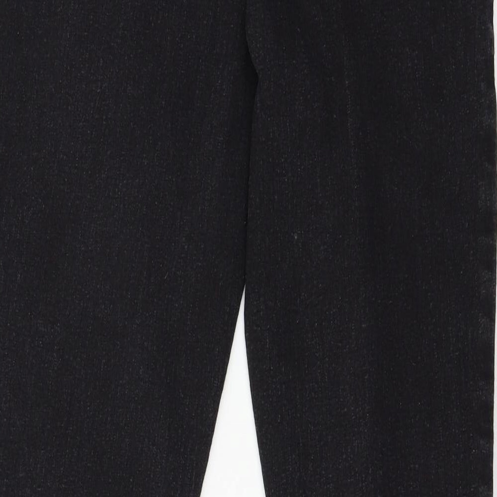 George Womens Black  Denim Skinny Jeans Size 12 L27 in