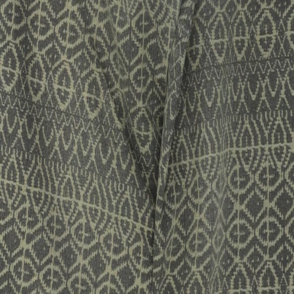H&M Womens Green Geometric Denim Skinny Jeans Size 4 L28 in