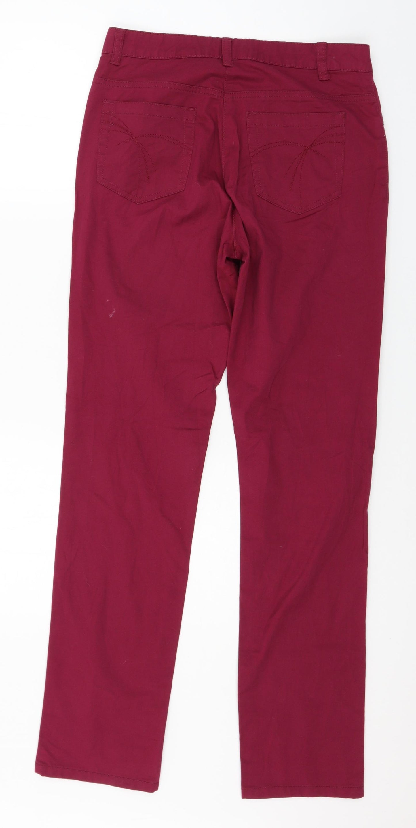 Gina Benotti Womens Purple   Trousers  Size 10 L31 in