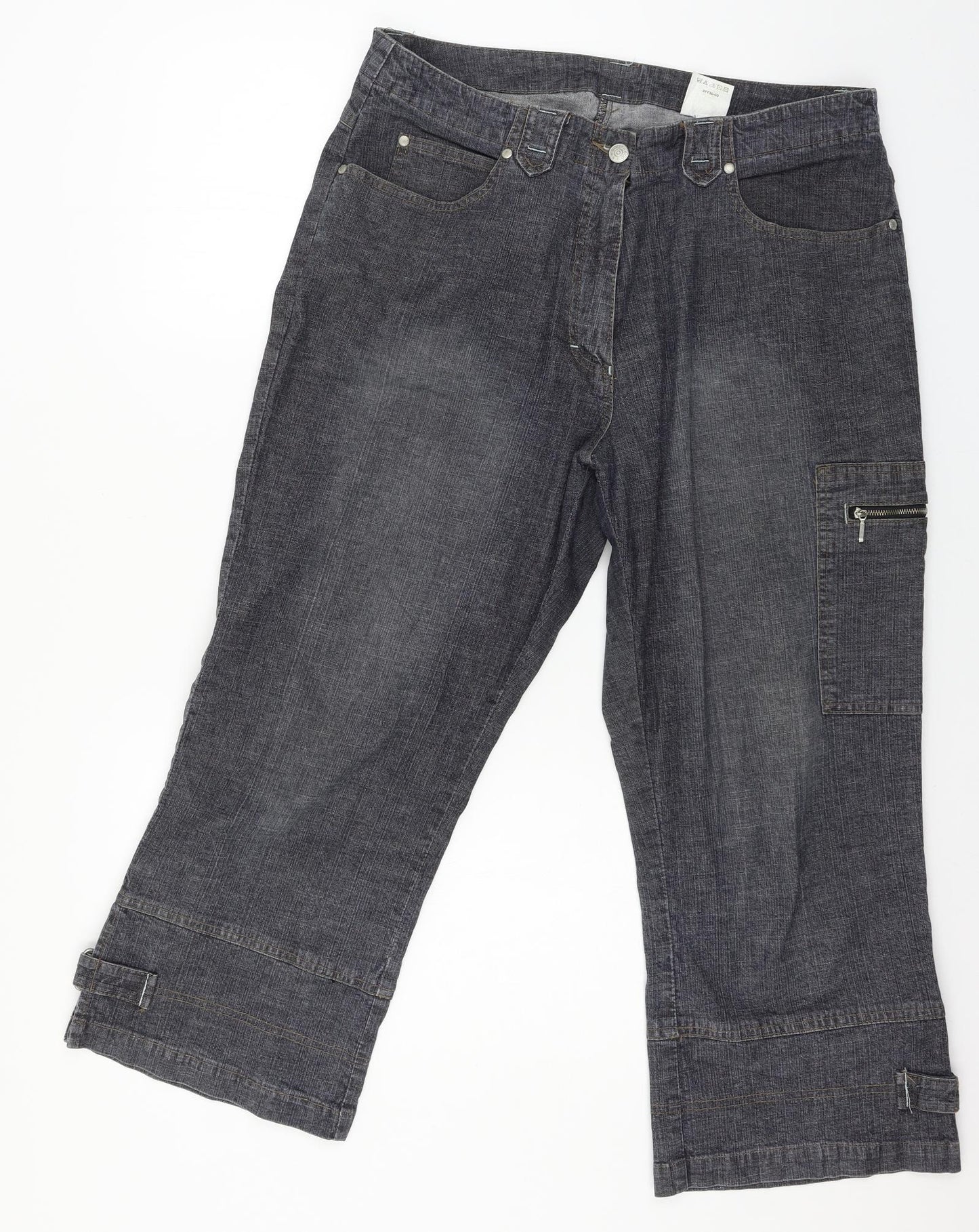 Preworn Womens Blue  Denim Straight Jeans Size 20 L24 in