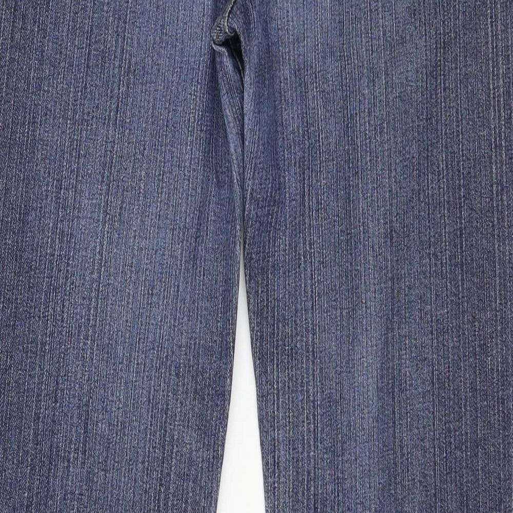 Street One Womens Blue  Denim Straight Jeans Size 30 in L30 in