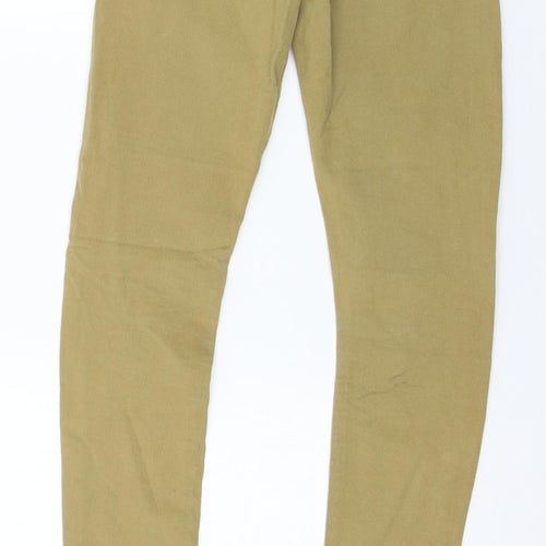 Topshop Womens Brown  Denim Skinny Jeans Size 26 in L32 in