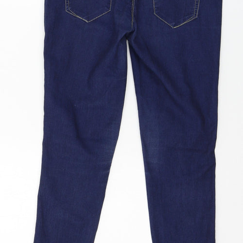 Denim & Co. Womens Blue  Denim Skinny Jeans Size 8 L27 in